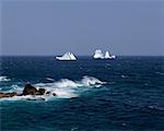 Eisberge in der Nähe von Fairyland Halbinsel Avalon Neufundland und Labrador, Kanada
