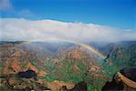 Waimea Canyon et Rainbow Kauai, Hawaii, USA