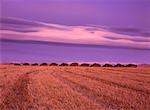 Lenticular Clouds and Bails Near Pincher Creek, Alberta Canada