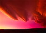 Sunset and Lenticular Clouds Alberta, Canada