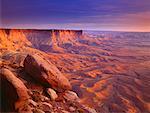 Sunset over Green River Overlook Canyonlands National Park Utah, USA