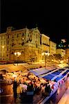 Old Town at Night, French Riviera Nice, Provence, France