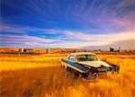 Automobile de Desoto abandonnée près de Kevin, Montana, États-Unis