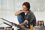 Woman at Work in Office