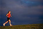 Woman Jogging Outdoors