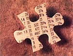 Puzzle Piece of Financial Pages