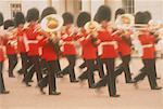 Garde de la Reine, Buckingham Palace, Londres, Angleterre