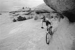 L'homme cyclisme Moab, Utah, USA