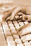 Close-Up of Woman's Hands Typing On Computer Keyboard