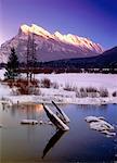 Vermilion Lakes and Mount Rundle Banff National Park, Alberta Canada