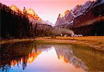 Refuge Elizabeth Parker près de Lake o ' Hara, Parc National Yoho, en Colombie-Britannique, Canada