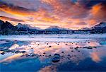 Kootenay Plains at Dawn North Saskatchewan River, Alberta Canada