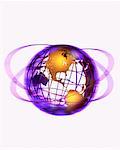 Wire Globe and Rings North America