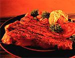Close-Up of Steak Dinner