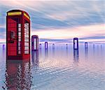 Telephone Booths on Water