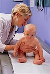 Pediatrician Examining Infant