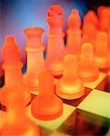 Close-Up of Chess Game