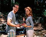 Portrait de Couple au barbecue