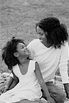 Mother and Daughter Outdoors