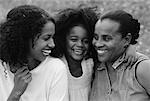 Grandmother, Mother and Daughter Outdoors