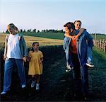 Family on Farm