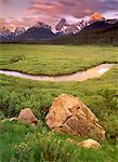 Mountains and Creek Kananaskis, Alberta, Canada