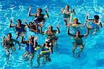 Group of People in Swimming Pool