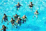 Mature People in Swimming Pool