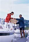 Couple Leaving Boat