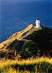 Lighthouse, Cape Reinga Tasman Sea, North Island New Zealand