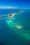 Aerial View of Bahia Honda Key Florida, USA