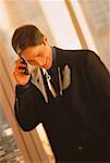 Businessman Using Cell Phone