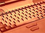 Close-Up of Laptop Computer Keyboard