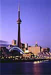 City Skyline at Dusk Toronto, Ontario, Canada