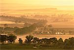 Clare Valley, au coucher du soleil en Australie-méridionale, Australie