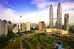 Die Petronas Twin Towers im Kuala Lumpur City Center Kuala Lumpur, Malaysia