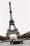 Eiffel Tower and Street Paris, France