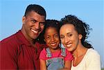 Portrait of Family Outdoors