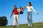 Family Walking Outdoors