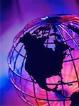 Close-Up of Wire Globe North America