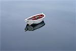 Ruderboot in Wasser Bonavista Halbinsel Neufundland und Labrador, Kanada