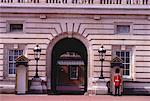 Buckingham Palace and Guard London, England