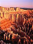 Sunrise over The Hoodoos Bryce Canyon National Park Badlands, Utah, USA