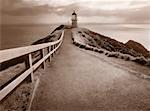 Pathway Leading to Lighthouse Cape Reinga, North Island New Zealand