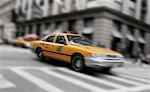 Taxi auf Street New York City, New York, USA