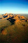 Vue aérienne de la Olgas territoire du Nord, Australie