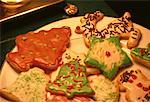 Plate of Christmas Cookies