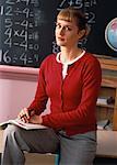 Portrait of Female Teacher in Classroom
