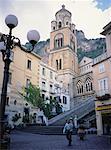 Buildings and Street Lamp Amalfi, Italy