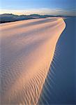 Gypse des Dunes de sable, bassin de Tularosa White Sands National Monument New Mexico, USA